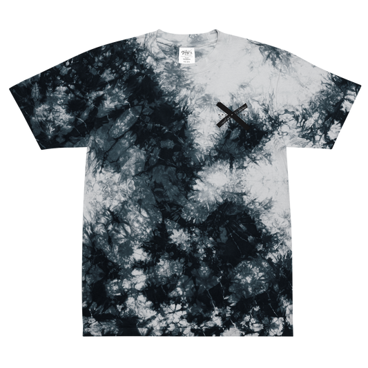 Chapter X Embroidered Tie-Dye Tee