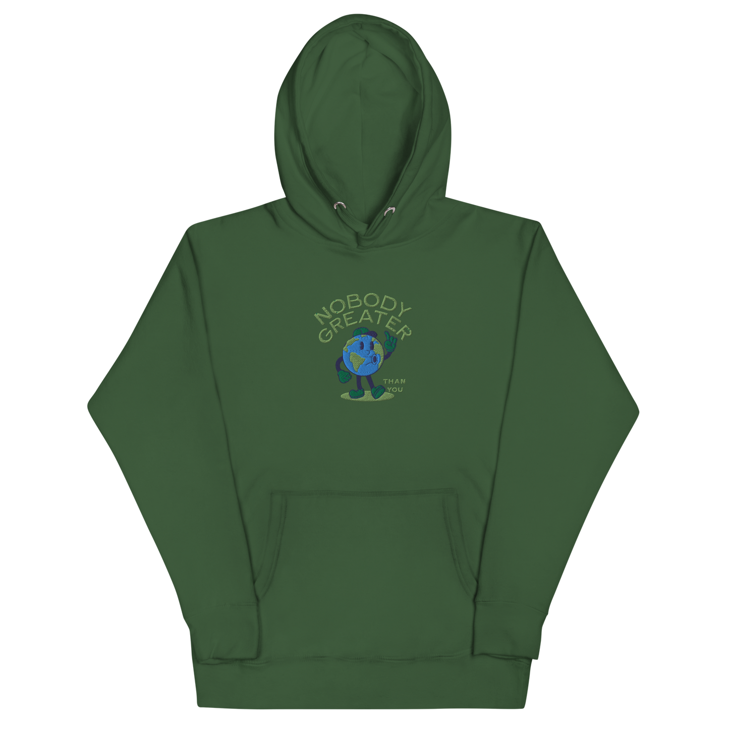 Nobody Greater Embroidered Hoodie