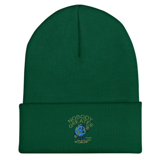 Nobody Greater Embroidered Beanie